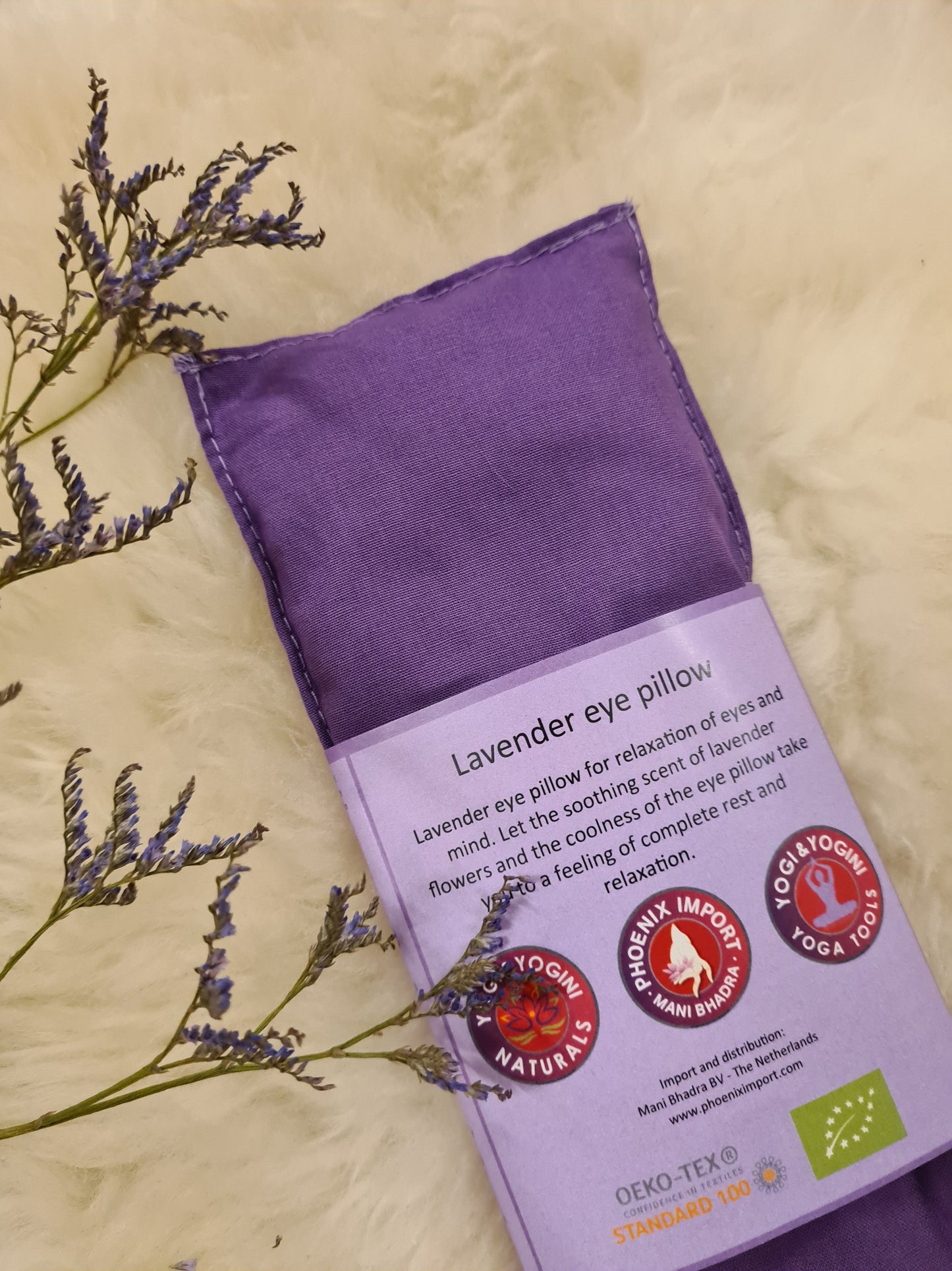 Yogi & Yogini - oogkussen met lavendel geur